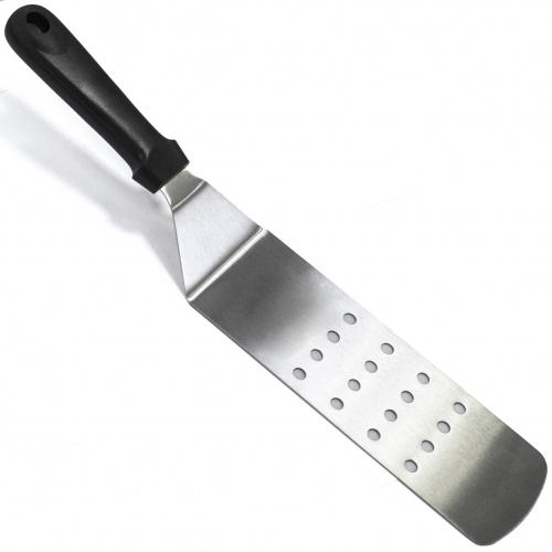 Лопатка поварская L=36,5см закругленная , перфорированная, с пластик.ручкой HL-B534 Roal код 225408.jpg