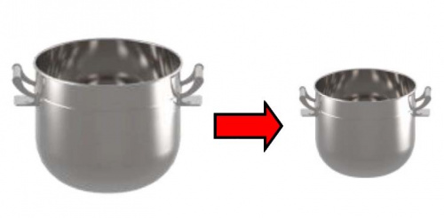 Дежа понижающая миксера STARMIX PL80 арт. VSPL80/40 (40 литров)